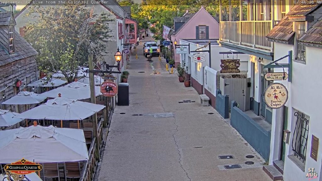 st george street in st augustine florida webcam 